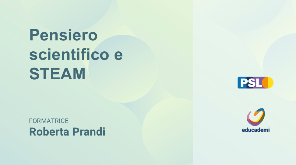 Pensiero scientifico e STEAM